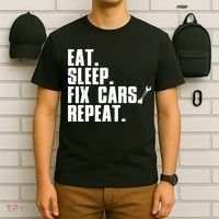 Funny Mechanic Auto Garage Automobile Car Lover T-Shirt thumb 6