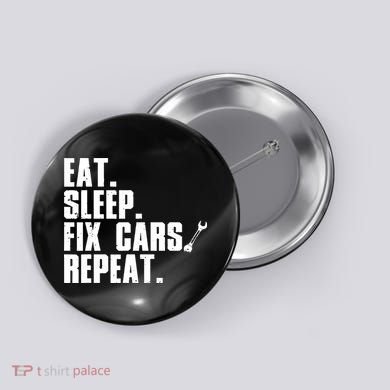 Funny Mechanic Auto Garage Automobile Car Lover Button