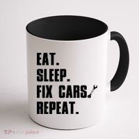 Funny Mechanic Auto Garage Automobile Car Lover Coffee Mug thumb 1