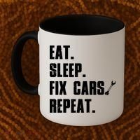 Funny Mechanic Auto Garage Automobile Car Lover Coffee Mug thumb 2
