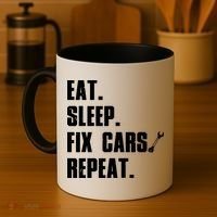 Funny Mechanic Auto Garage Automobile Car Lover Coffee Mug thumb 4