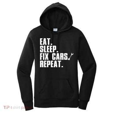 Funny Mechanic Auto Garage Automobile Car Lover Women's Hoodie