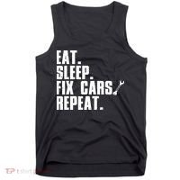 Funny Mechanic Auto Garage Automobile Car Lover Tank Top thumb 0