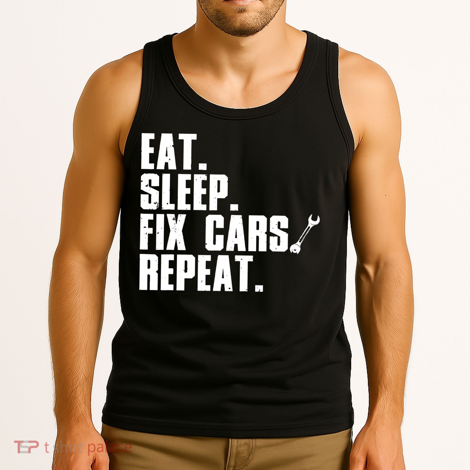 Funny Mechanic Auto Garage Automobile Car Lover Tank Top