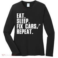 Funny Mechanic Auto Garage Automobile Car Lover Women's Long Sleeve Shirt thumb 0