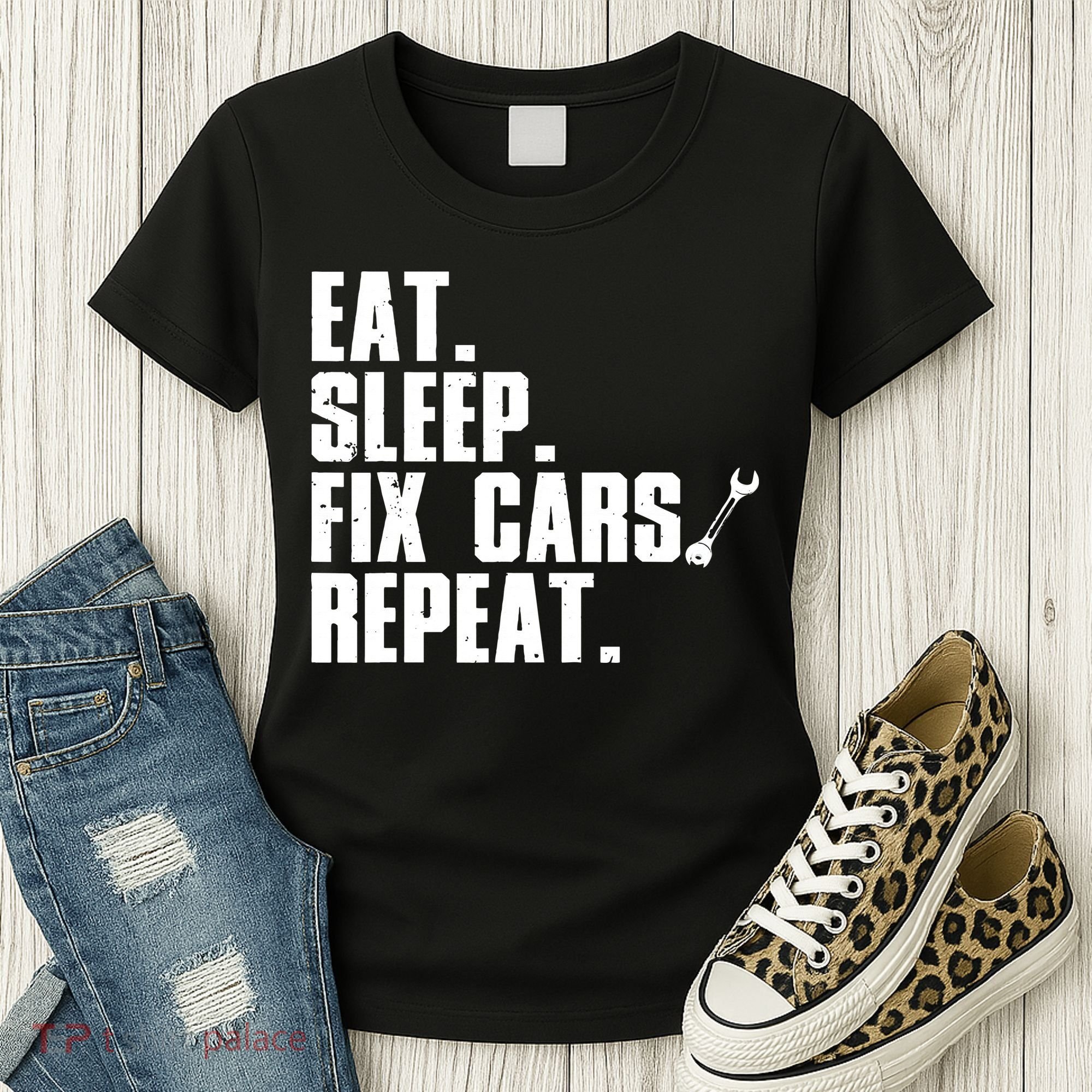 Funny Mechanic Auto Garage Automobile Car Lover Women's T-Shirt