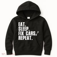 Funny Mechanic Auto Garage Automobile Car Lover Kids Hoodie thumb 0
