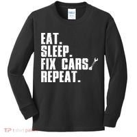 Funny Mechanic Auto Garage Automobile Car Lover Kids Long Sleeve Shirt thumb 0