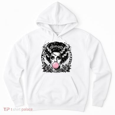 Frankenstein Monster And Bride B.U.B.B.L.E G.U.M Funny Halloween Hoodie