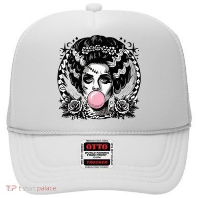 Frankenstein Monster And Bride B.U.B.B.L.E G.U.M Funny Halloween Hat