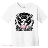 Frankenstein Monster And Bride B.U.B.B.L.E G.U.M Funny Halloween Toddler T-Shirt thumb 0