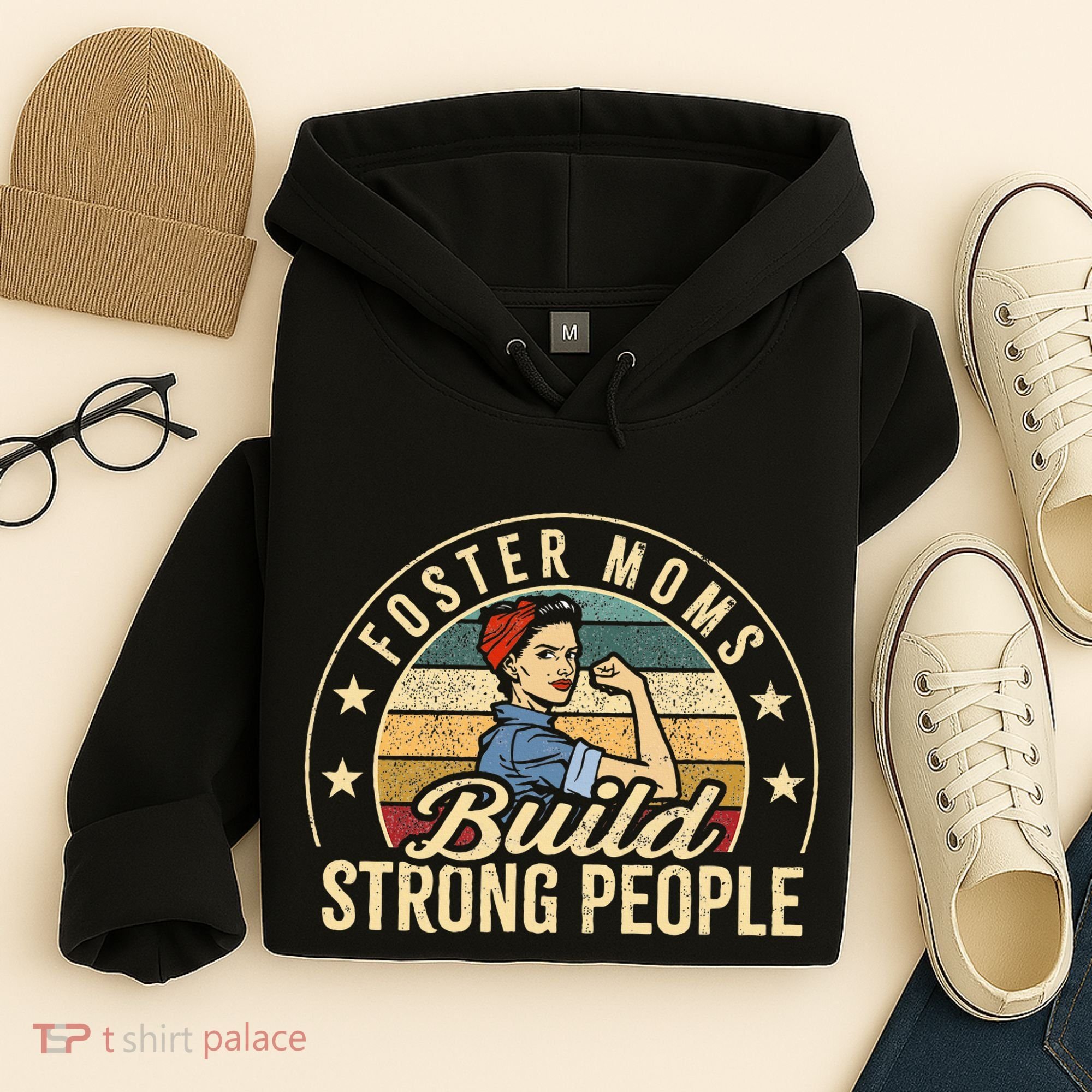 Foster Mom Appreciation Build Strong People Foster Care Hoodie
