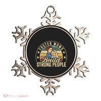 Foster Mom Appreciation Build Strong People Foster Care Ornament thumb 0