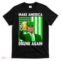 Funny Make America Drunk Again Trump Patricks Day T-Shirt thumb 0