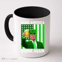 Funny Make America Drunk Again Trump Patricks Day Coffee Mug thumb 0