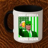 Funny Make America Drunk Again Trump Patricks Day Coffee Mug thumb 2