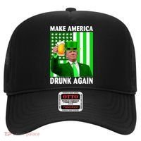 Funny Make America Drunk Again Trump Patricks Day Hat thumb 0