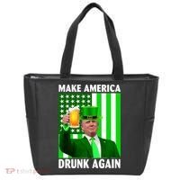 Funny Make America Drunk Again Trump Patricks Day Tote Bag thumb 0