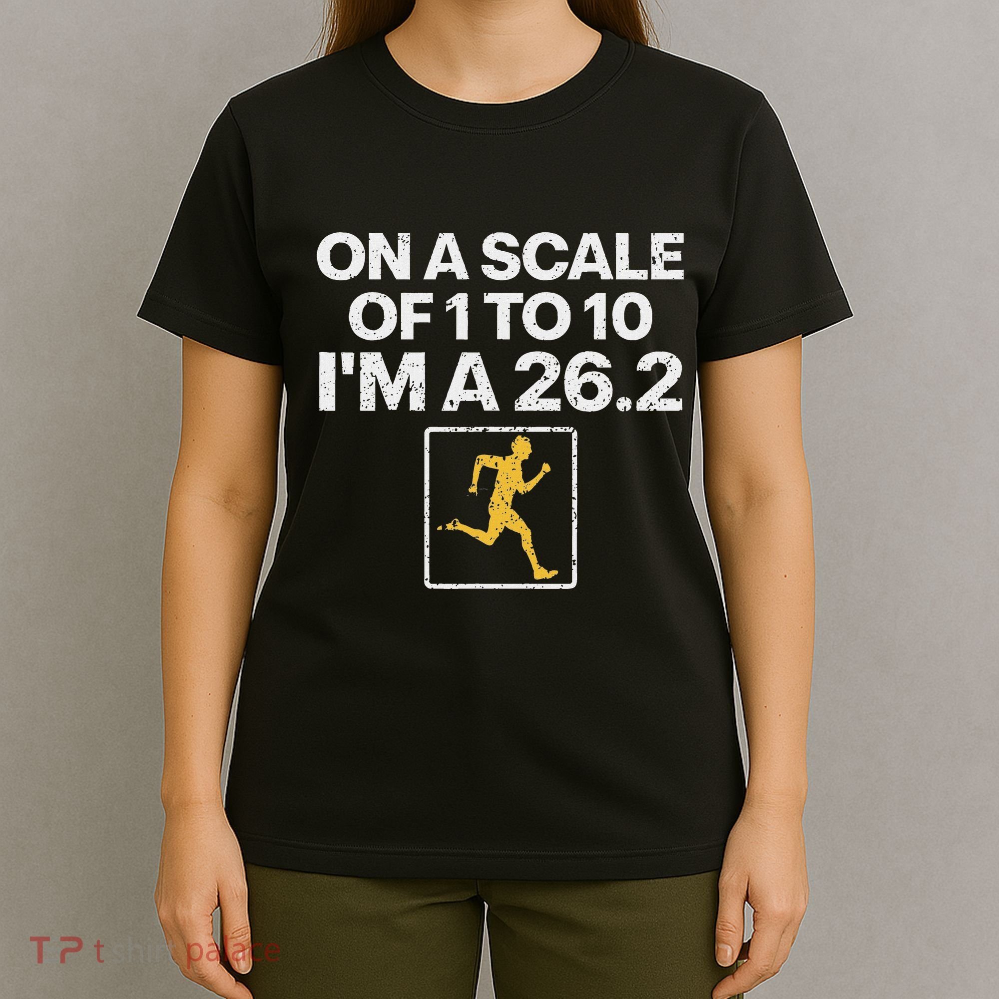 Funny Marathon Art Women Marathon Finisher 26.2 Running T-Shirt