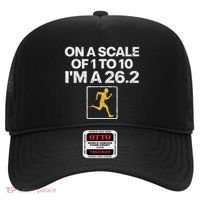 Funny Marathon Art Women Marathon Finisher 26.2 Running Hat thumb 0