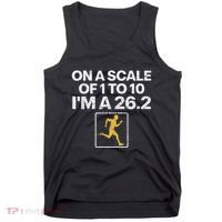 Funny Marathon Art Women Marathon Finisher 26.2 Running Tank Top thumb 0