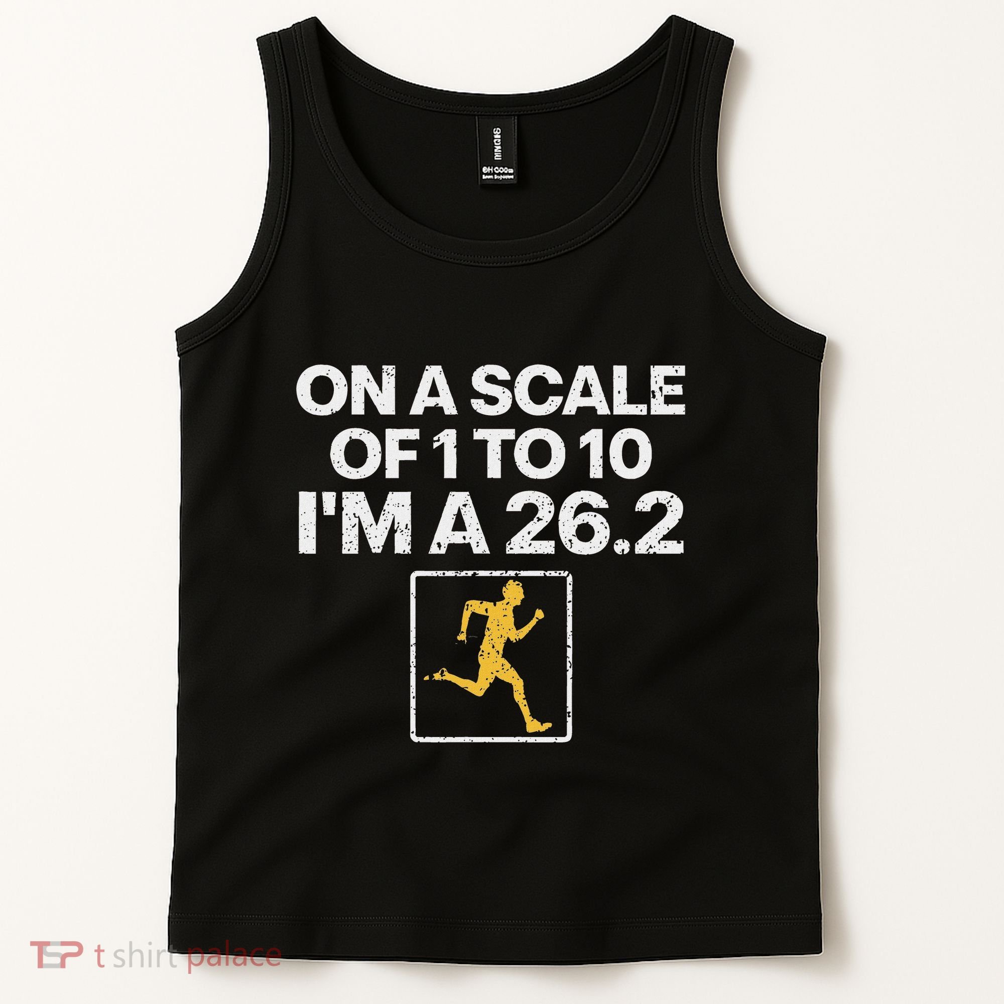 Funny Marathon Art Women Marathon Finisher 26.2 Running Tank Top
