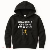 Funny Marathon Art Women Marathon Finisher 26.2 Running Kids Hoodie thumb 0