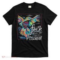 Faith Make All Things Are Possible Hummingbird Christian T-Shirt thumb 0