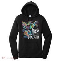 Faith Make All Things Are Possible Hummingbird Christian Women's Hoodie thumb 0