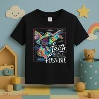 Faith Make All Things Are Possible Hummingbird Christian Toddler T-Shirt thumb 3