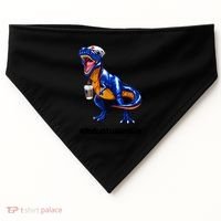 Funny Medical Assistant Life Cma Dinosaur Trex Scrub Coffee Gift USA-Made Doggie Bandana thumb 0