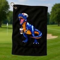 Funny Medical Assistant Life Cma Dinosaur Trex Scrub Coffee Gift Golf Towel thumb 1