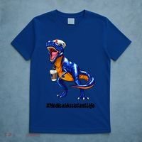Funny Medical Assistant Life Cma Dinosaur Trex Scrub Coffee Gift T-Shirt thumb 5