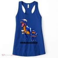 Funny Medical Assistant Life Cma Dinosaur Trex Scrub Coffee Gift Women's Tank Top thumb 0
