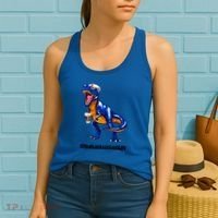 Funny Medical Assistant Life Cma Dinosaur Trex Scrub Coffee Gift Women's Tank Top thumb 2
