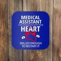Funny Medical Assistant Pcp Health Care Gift Coaster thumb 0