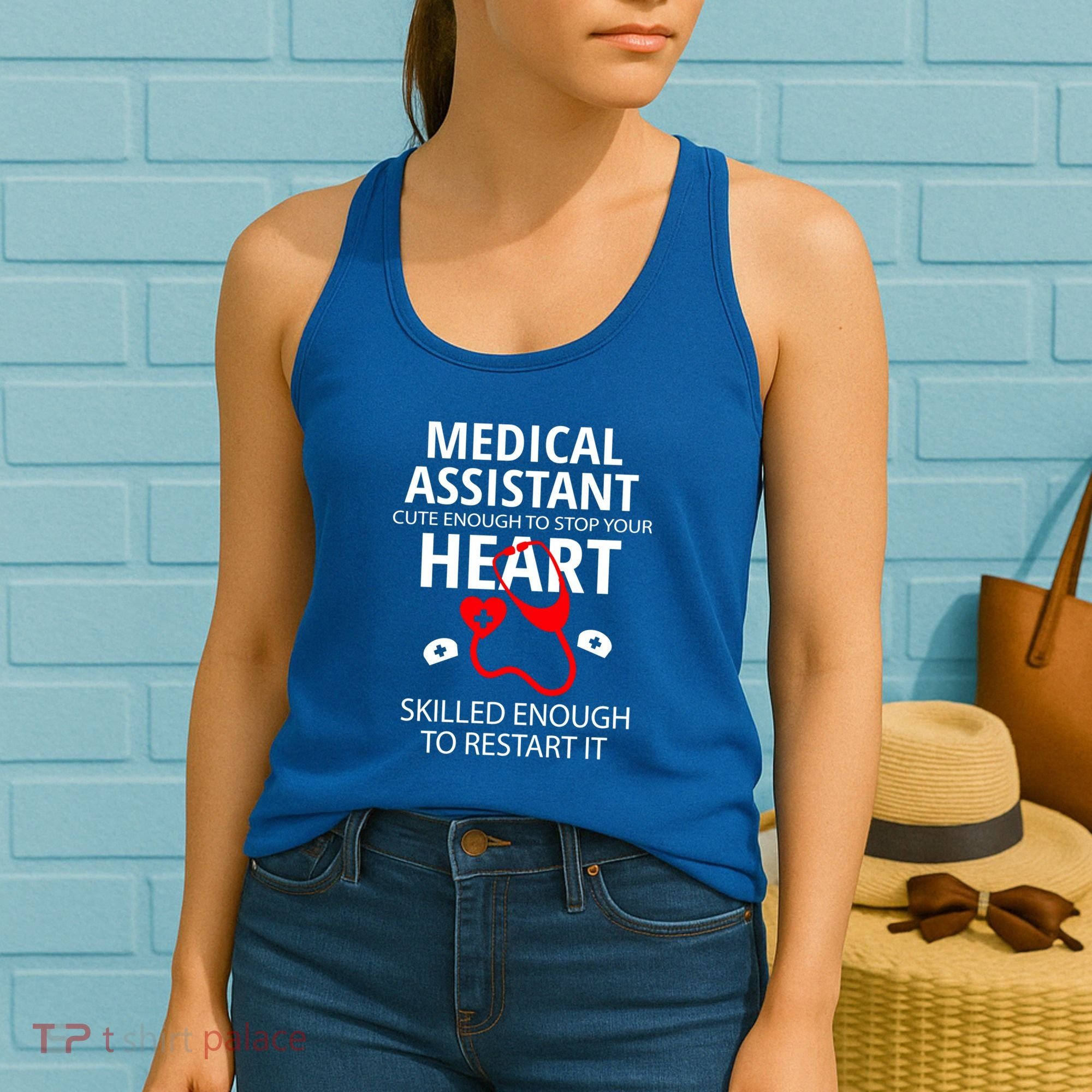 Funny Medical Assistant Pcp Health Care Gift Women's Tank Top