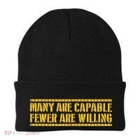 Funny Many Are Capable Pittsburgh Football Beanie thumb 0