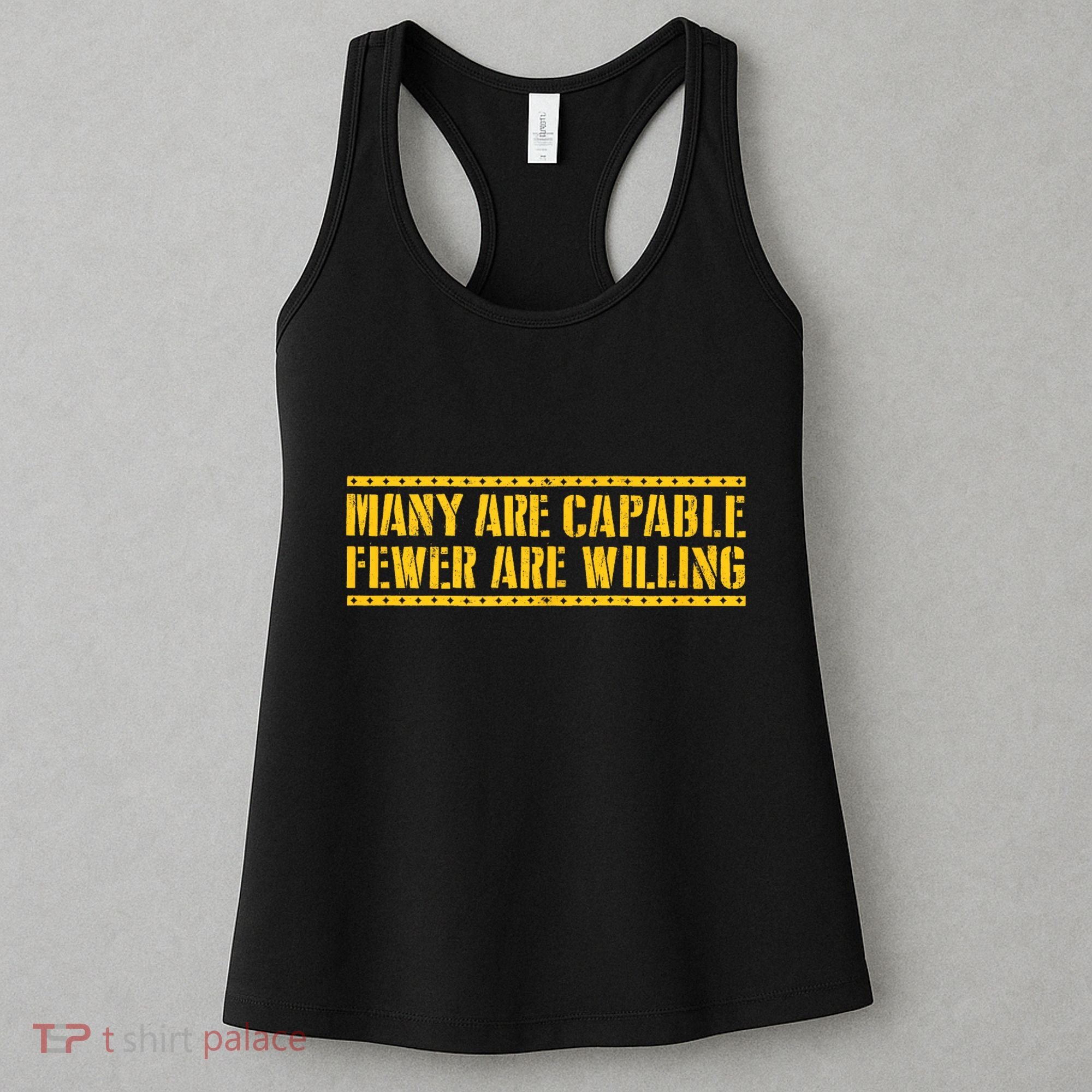 Funny Many Are Capable Pittsburgh Football Women's Tank Top
