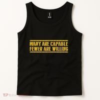 Funny Many Are Capable Pittsburgh Football Tank Top thumb 2