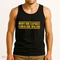 Funny Many Are Capable Pittsburgh Football Tank Top thumb 3