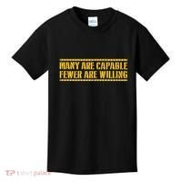 Funny Many Are Capable Pittsburgh Football Kids T-Shirt thumb 0
