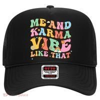 Funny Me And Karma Vibe Like That Groovy Lover Hippie Boho Hat thumb 0