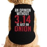 Funny Math An Opinion Without 3 14 Just Onion Pi Day Gift Doggie Tank thumb 0