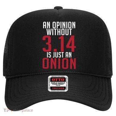 Funny Math An Opinion Without 3 14 Just Onion Pi Day Gift Hat