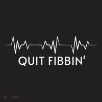 Funny Medical Atrial Fibrillation Great Gift Nurse Quit Fibbin Great Gift Beanie thumb 2