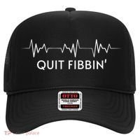 Funny Medical Atrial Fibrillation Great Gift Nurse Quit Fibbin Great Gift Hat thumb 0