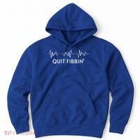 Funny Medical Atrial Fibrillation Great Gift Nurse Quit Fibbin Great Gift Hoodie thumb 0