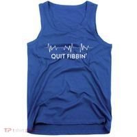 Funny Medical Atrial Fibrillation Great Gift Nurse Quit Fibbin Great Gift Tank Top thumb 0