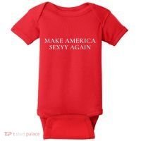 Funny Make America Sexyy Again Baby Bodysuit thumb 0